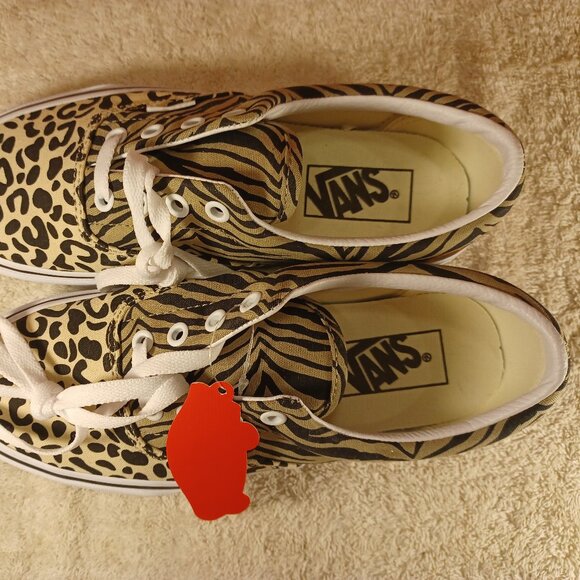 Vans Men's 3.5/Women's 5 Era Safari Leopard/Zebra Multicolor  VN0A54F19M7 - Picture 5 of 11